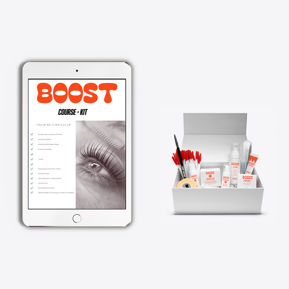 
                      
                        BOOST Lash + Brow Infusion Course
                      
                    