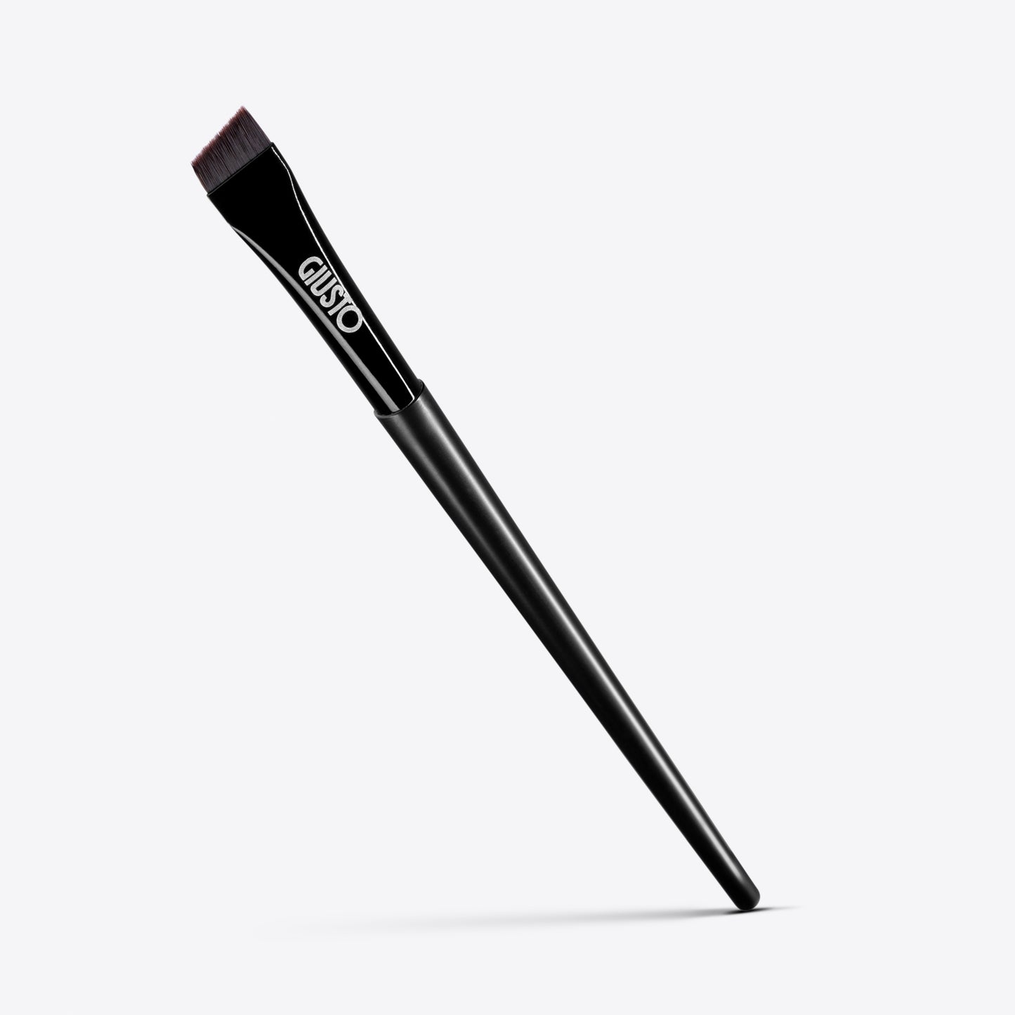 Angled brush for brow lamination