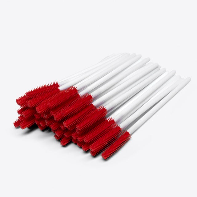 Silicone mascara wands