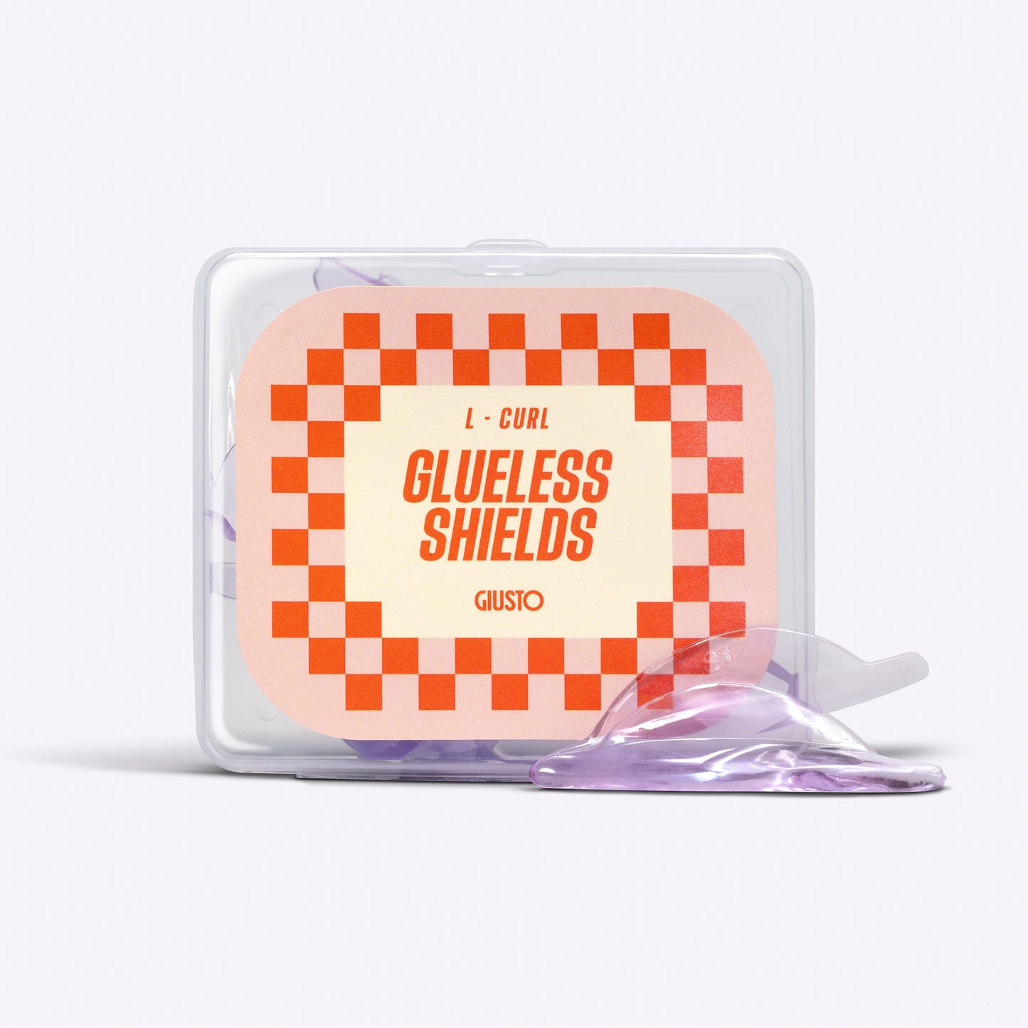 Glueless lash lift shields, L curl