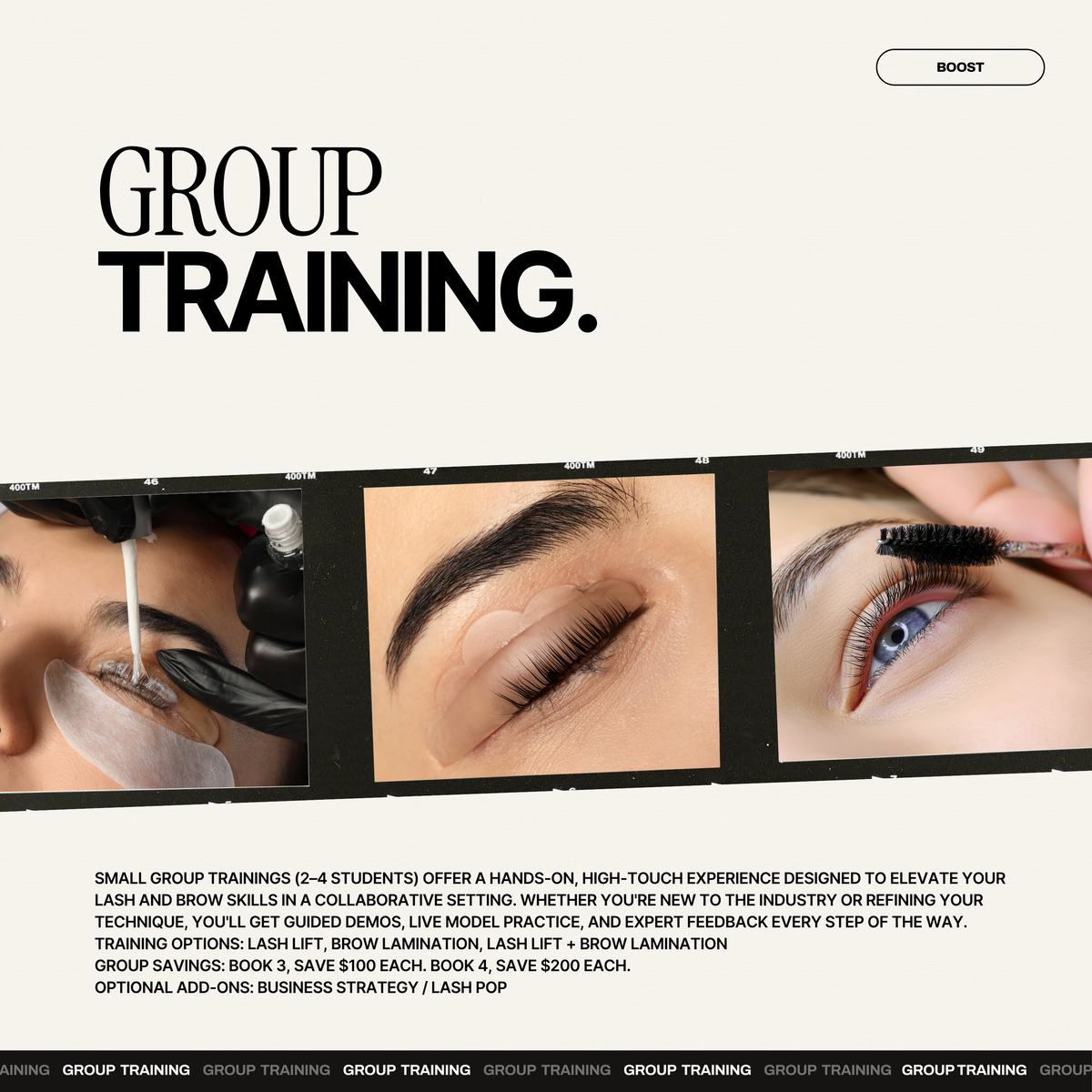 BOOST | Group Training