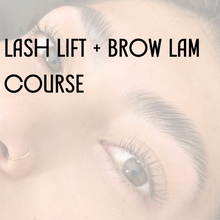  Online Lash Lift + Brow Lamination Course